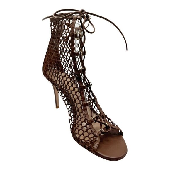 Gianvito Rossi Cage Mesh Booties - Picture 2 of 10